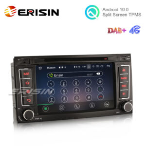 Erisin ES6956T 7″ Octa-Core Android 10.0 Car DVD Radio for VW TOUAREG T5 Multivan WiFi BT TPMS DVR 4G Canbus