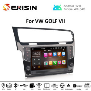 Erisin ES8111G 9″ Android 12.0 Car Stereo for VW GOLF VII/7 DAB+ DSP CarPlay & Auto 64G GPS Sat Navi