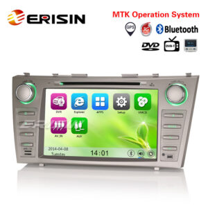 Erisin ES7668M 8″ Car DVD Player GPS SAT NAVI 3G Bluetooth VMCD for TOYOTA AURION CAMRY