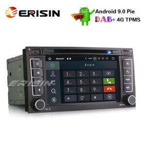 Erisin ES4856T 7″ Android 9.0 Car Stereo GPS Wifi TPMS Sat Nav DVD DAB+ For VW T5 Multivan Touareg