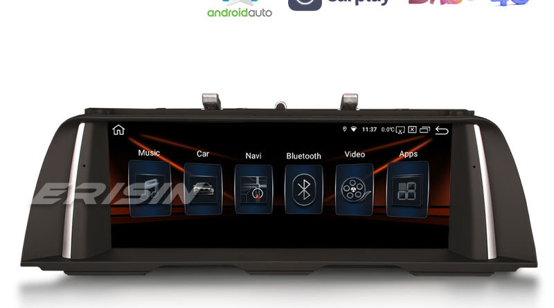Erisin ES2810B 10.25″ HD IPS-Screen Android 10.0 Auto Radio WiFi TPMS DVR Carplay Car GPS For BMW F10/F11 CIC NBT