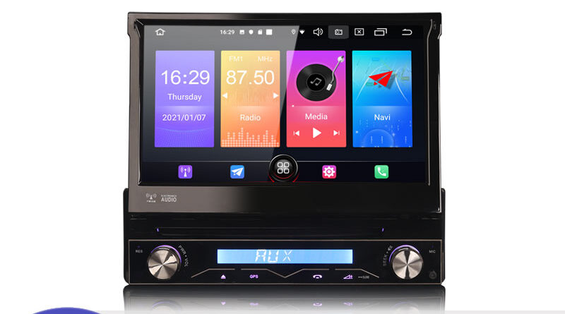 Erisin ES2788U Android 12.0 Universal Single Din Car Stereo Wireless CarPlay DSP GPS WiFi+4G Bluetooth TPMS DAB+ OBD2 DV