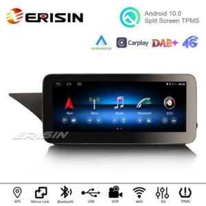 ES2652E 10.25″ Carplay Android 10.0 Car Multimedia Player GPS Mercedes-Benz W212 NTG4.5 System WiFi 4G TPMS DVR DAB+