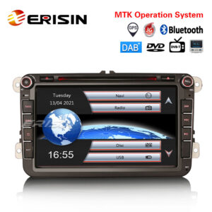 Erisin ES7285V 8″ MTK Car Stereo DAB+ OPS Canbus SWC DVB-T GPS Navi For VW Golf 5/6 Bora Passat Polo Tiguan Caddy Jetta 