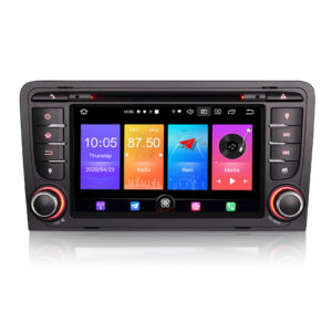 Erisin ES2747A 7" Android 12 Car DVD Player For AUDI A3 (2003-2011) S3 RS3 RNSE-PU GPS Navigation Apple Carplay Android Auto Radio System