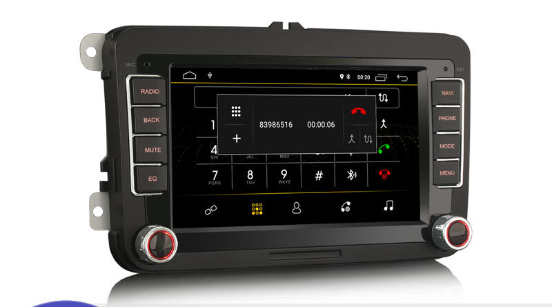 Erisin ES3135V 7″ VW UI Android 12.0 Auto Multimedia Sytem GPS For VW Vento Passat Polo MK5/6R T5 Multivan WiFi DSP CarP