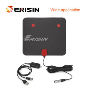Erisin ES163 Indoor Digital TV Antenna Aerial HDTV Signal Receiver Amplified 50 Miles 4K 1080P DVB-T2 Freeview VHF UHF 3