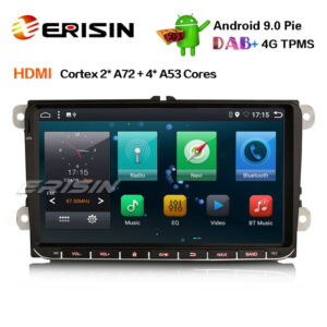 Erisin ES6291V 9″ Android 9.0 Car Stereo For VW Passat Golf Touran Polo MK5 Jetta Seat GPS Sat Navi DAB+ OPS