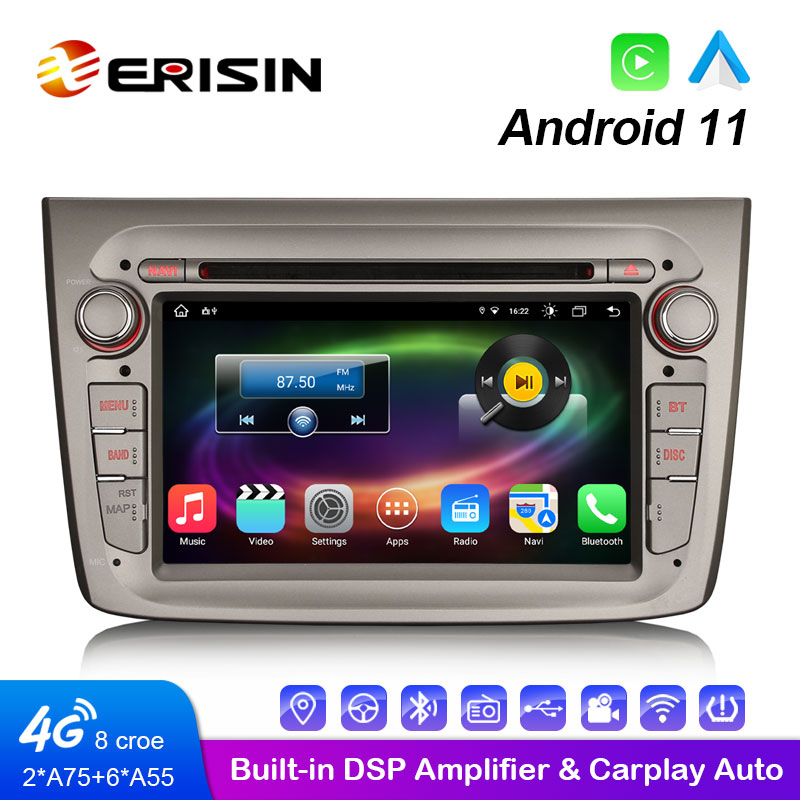 Erisin ES8630M 7 inch Android 11 Car Stereo System For Alfa Romeo Mito