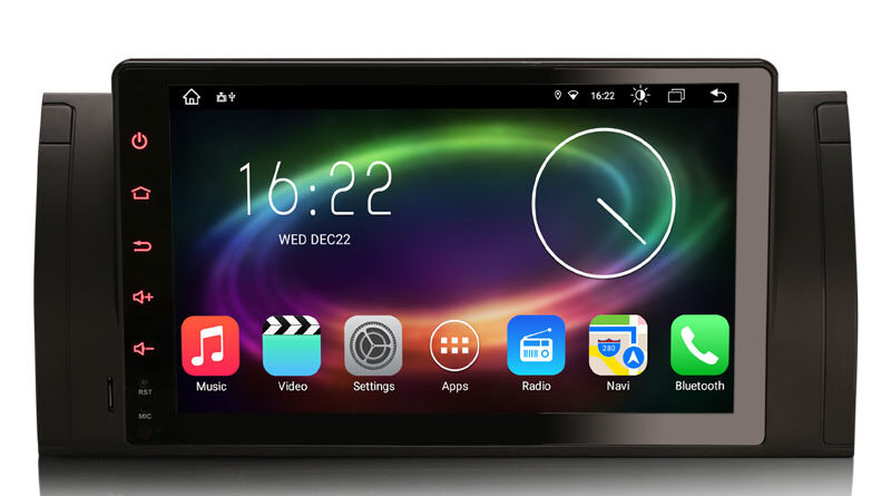 Erisin ES8693B 9″ Android 11.0 Auto Radio Car Multimedia Player Built-in 4G WiFi CarPlay & Auto GPS System For BMW E39 X