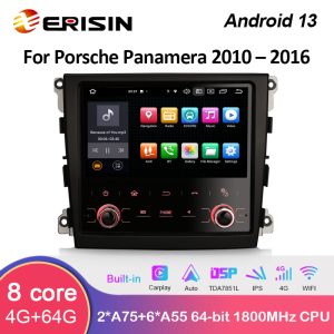 ES8561P IPS Android 13 Car Multimedia GPS Radio For Porsche Panamera Stereo Wireless Apple CarPlay Android Auto DSP 4G LTE WiFi BT5.0