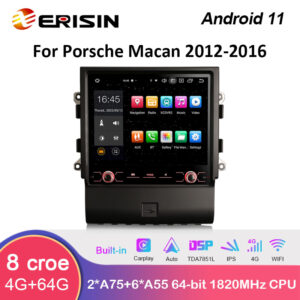ES8543M 8.4 IPS Android 11 Car Multimedia GPS DSP 4G SIM Card Slot Porsche Macan 2012-2016