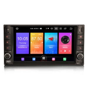 ES2712CN 7″ DSP Wireless Carplay Auto Android 12 Car Stereo Multimedia for Toyota Corolla Prado RAV4 GPS Radio System