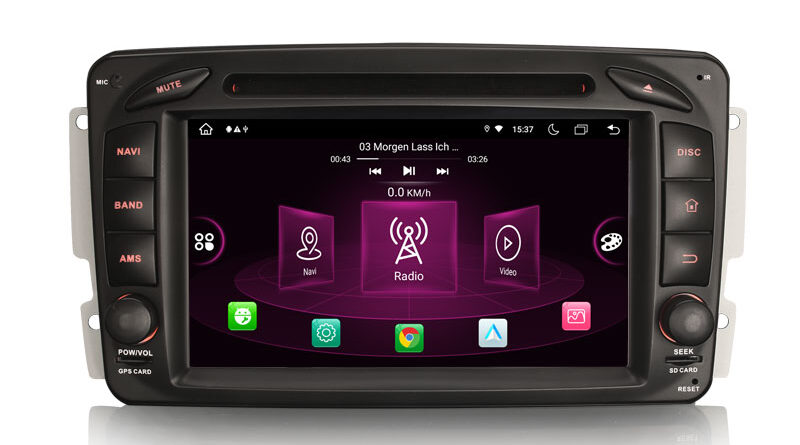 ES8916C Android 14.0 Car Stereo GPS Radio DVD For Mercedes Benz C-Class CLK G-Class Viano Vito DSP Autoradio Wireless Ca