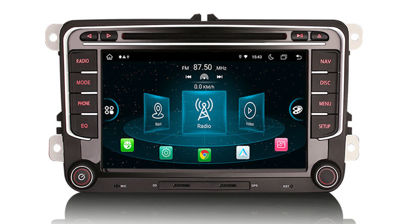 Erisin ES8935V 2 din Android 14.0 Carplay Auto Car Radio DVD GPS For VW Volkswagen Passat B7 B6 Golf Touran Polo Tiguan