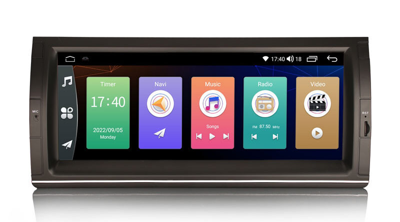 ES4153B 10.25″ Octa-Core Android 14.0 Car Multimedia For BMW X5 E53 Wireless CarPlay & Auto Radio GPS DVR DSP