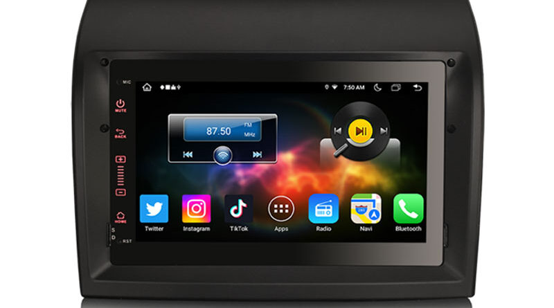 Erisin ES8874F 7″ Android 14.0 Car Stereo For FIAT DUCATO CITROEN JUMPER PEUGEOT BOXER GPS Navi Wireless Carplay Auto Ra