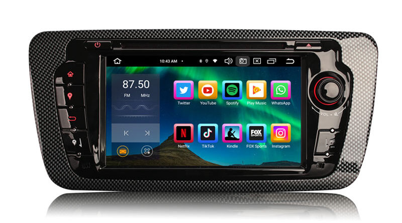 Erisin ES8522S 7″ Android 14.0 Car Stereo DVD GPS For SEAT IBIZA DSP CarPlay & Auto Radio TPMS DAB+ 4G SIM IPS BT5.0