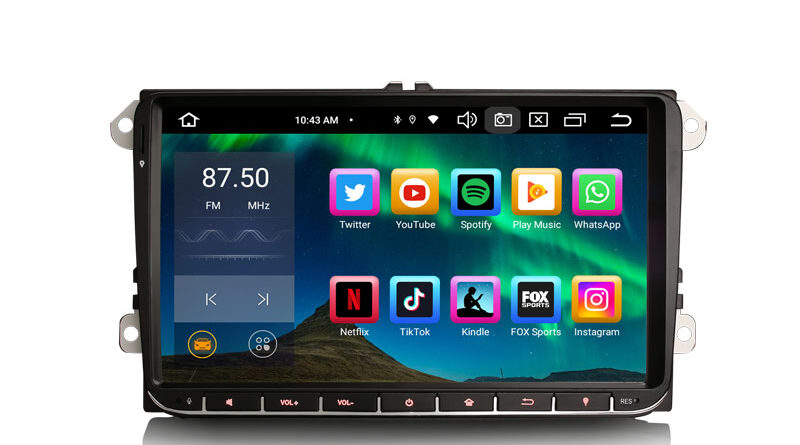 Erisin ES8528V 8-Core Android 16 DAB+ Autoradio GPS Wireless CarPlay Stereo SWC DTV DSP For VW Passat Polo Golf 5/6 Jett