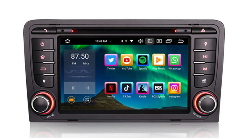 Erisin ES8547A 8-Core Android 16.0 DAB+Autoradio Stereo GPS Wireless CarPlay DVD SWC DTV DSP For AUDI A3 S3 RS3 RNSE-PU
