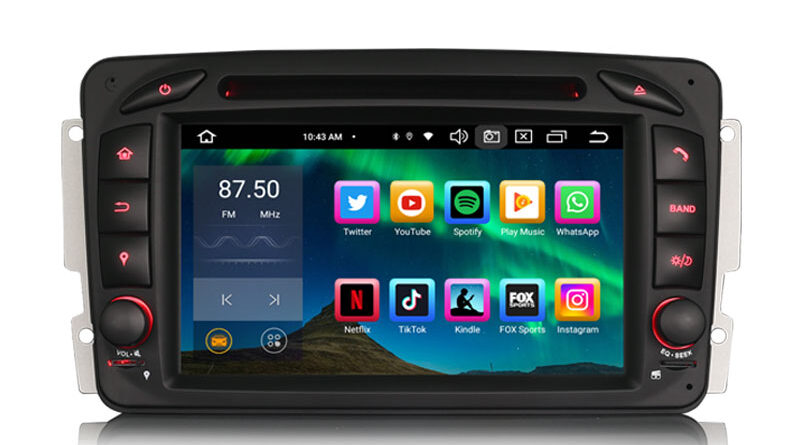 Erisin ES8563C 7″ DSP Android 16.0 Car Stereo For Mercedes Benz Viano Vito G-Class W463 C-Class W203 CLK W209 CarPlay Au