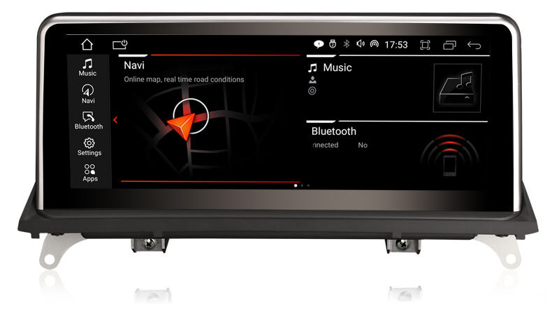 Erisin ES3270C 10.25″ Octa-Core IPS Android 14.0 Car Stereo for BMW X5 E70 X6 E71 CCC OEM Radio GPS 4G SIM Wireless CarP