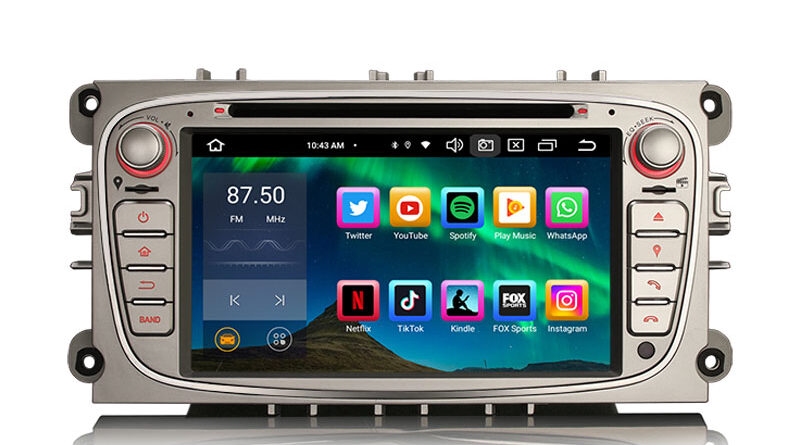 Erisin ES8509FS IPS Android 16.0 Car Stereo CarPlay & Auto DVD for FORD Mondeo Focus Galaxy S-Max C-Max GPS 4G LTE BT5.1
