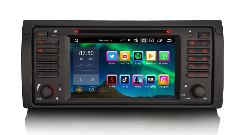 Erisin ES8553B 8-Core Android 16 Car Stereo GPS For BMW X5 E53 Wireless CarPlay Autoradio DVD SWC DTV DSP BT5.1