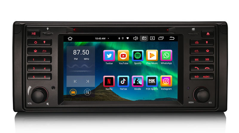 Erisin ES8539B 8-Core Android 16.0 DAB+ Autoradio GPS Wireless CarPlay DVD SWC DTV DSP For BMW 5 Series E39 M5 Stereo