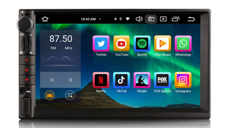 Erisin ES8549U 7″ Universal 2 Din / NISSAN Android 16.0 Car Stereo DSP CarPlay & Auto GPS TPMS DAB+ 4G Radio 64G