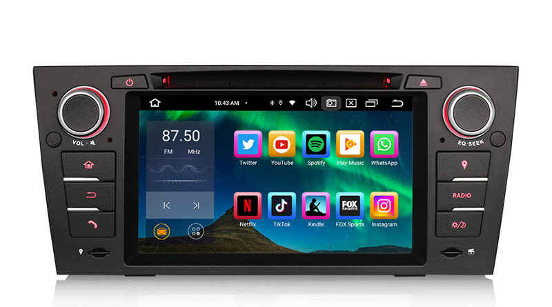 Erisin ES8567B 7″ Android 16.0 Car Radio For BMW E90 E91 E92 E93 M3 DSP CarPlay & Auto GPS DVD TPMS DAB+ 4G SIM IPS BT5.