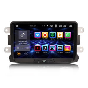 Erisin ES8529D 8" A007 Android 14.0 Car Radio For Renault Dacia Duster Logan Sandero Dokker DSP CarPlay & Auto GPS TPMS DAB+ 4G SIM IPS BT5.0