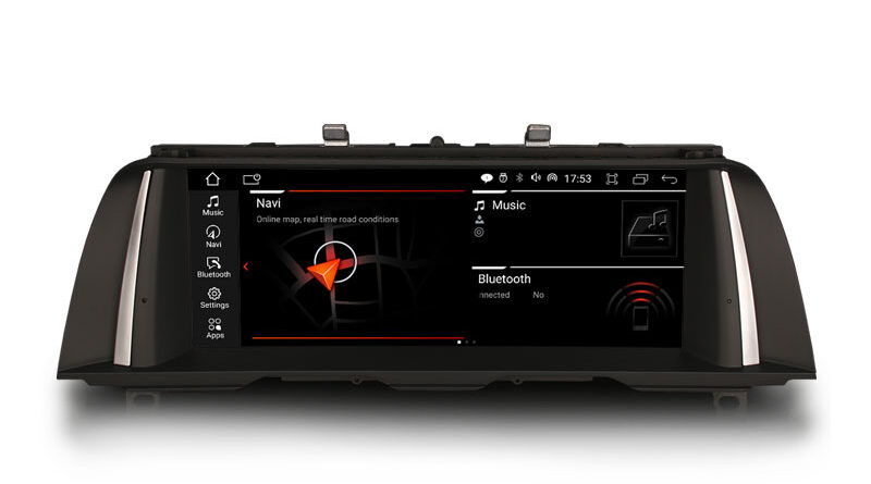 ES3210I 10.25″ Octa-Core IPS Android 14.0 OEM Radio GPS 4G LTE Wireless CarPlay Android Auto Car Stereo for BMW 5 Series