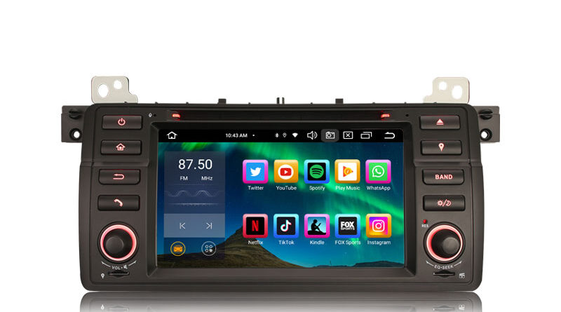 Erisin ES8546B 7″ Android 16 IPS Autoradio GPS Wireless CarPlay Auto Stereo SWC DTV DSP For BMW E46 M3 Rover 75 MG ZT