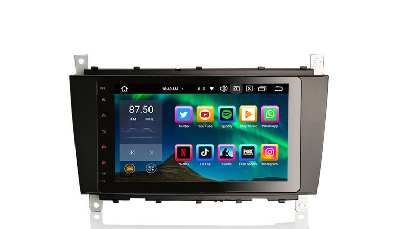 Erisin ES8589C IPS Android 16 DAB+ Autoradio GPS Wireless CarPlay Stereo For Mercedes Benz C-Class CLC W203 G-Class W463
