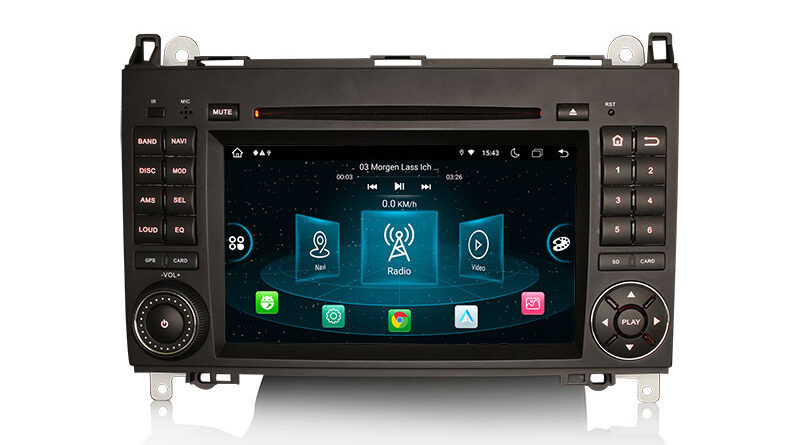 Erisin ES8972B Android 14.0 Car Stereo GPS Radio For Mercedes-Benz A B Class B200 Sprinter Viano Vito DSP Autoradio Wire