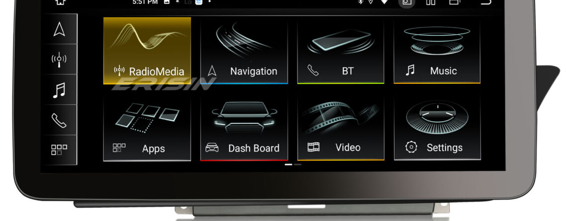Erisin ES4674AR 12.3″ IPS Right-Hand-Drive Android 14.0 Car Stereo For Audi A4/A5/B8/S4/S5 (2009-2016) DSP Carplay Auto