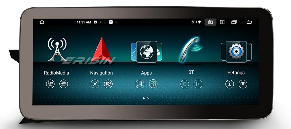 Erisin ES46C45L Android 14.0 Car Multimedia Screen Upgrade GPS For Mercedes-Benz C-Class W204 S204 2011-2014 with NTG 4.