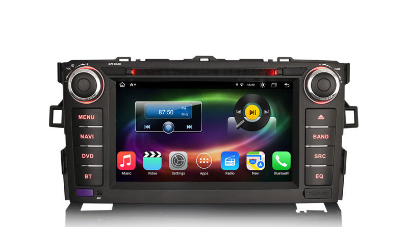 Erisin ES8817A 7″ Android 14.0 Car Stereo DVD Player For Toyota AURIS (2007-2012) GPS Navi Wireless Carplay Auto Radio I