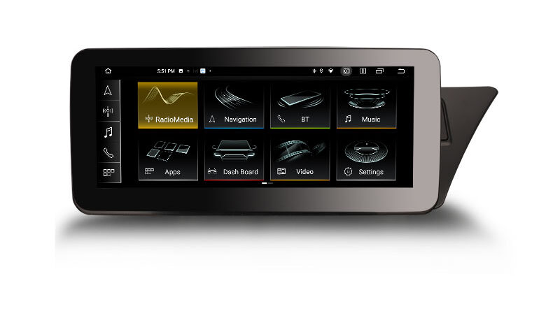 ES3874AR Right-Hand-Drive Android 14.0 Car Stereo Screen For Audi A4 S4 RS4 A5 S5 RS5 Low Configuration 4G LTE Slot Dual