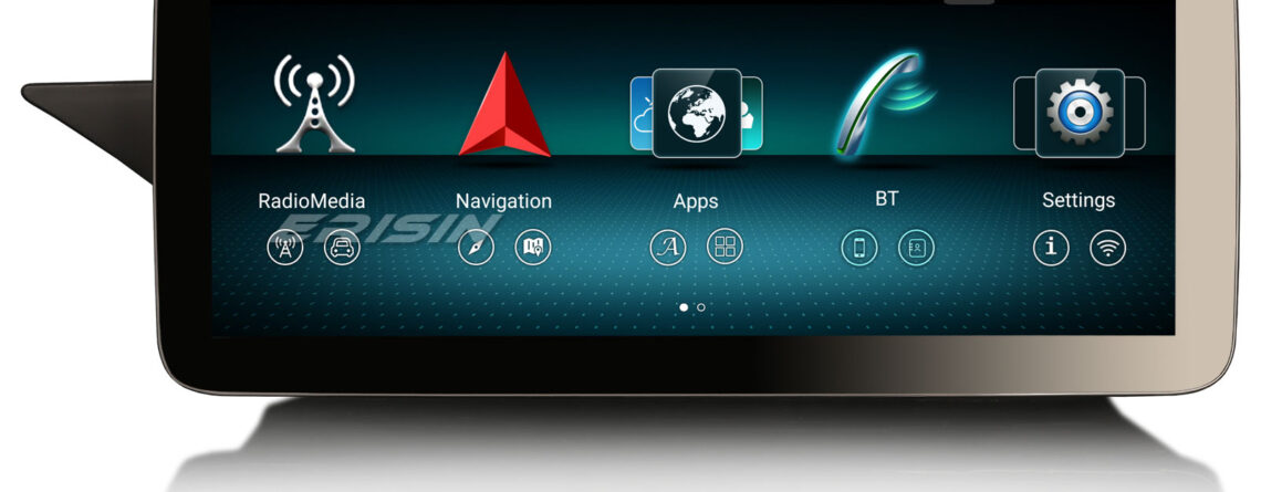 Erisin ES46E45L 12.3 Android 14 Car Multimedia Screen Upgrade GPS Mercedes-Benz E-Class W212 S212 2013-2015 with NTG4.5