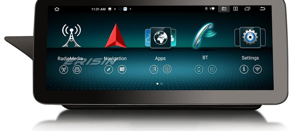 Erisin ES46E25L Android 14.0 Mercedes-Benz Car Multimedia Player Screen Upgrade GPS E-Class W207 C207 A207 2013-2015 NTG