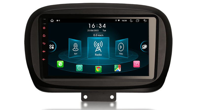 ES8950F 9″ Android 14.0 Car Stereo GPS Navi For Fiat 500X Car Radio wireless CarPlay Auto 4G WiFi DAB+ BT5.0 OBD IPS DSP