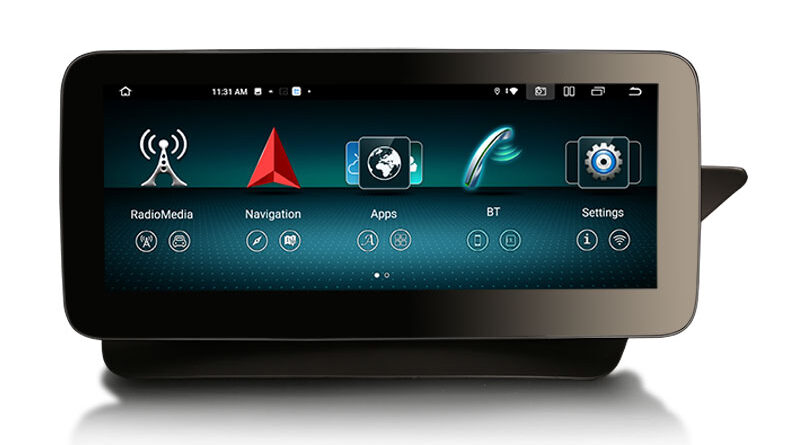 ES38E25R Right-Hand Driving Android 14 Mercedes-Benz E-Class W207 C207 A207 GPS Car Multimedia Player Navigation Wireles