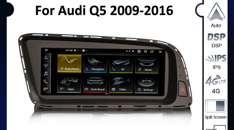 Erisin Android 12 Carplay for Audi Q5 Mmi 4g Car