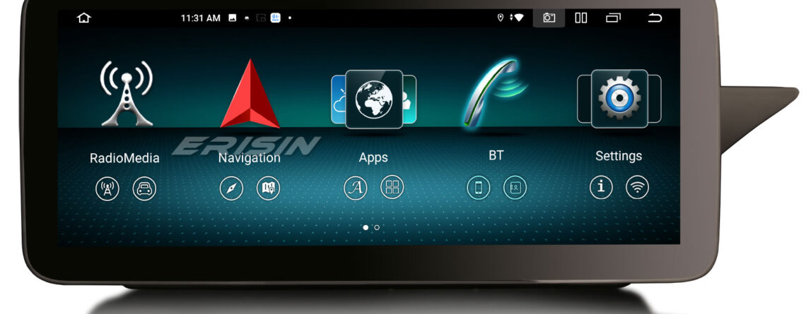 Erisin ES46E40R Mercedes-Benz Right-Hand-Drive Android 14 Car Multimedia GPS For E-Class W212 S212 2009-2012 NTG 4.0 Ste