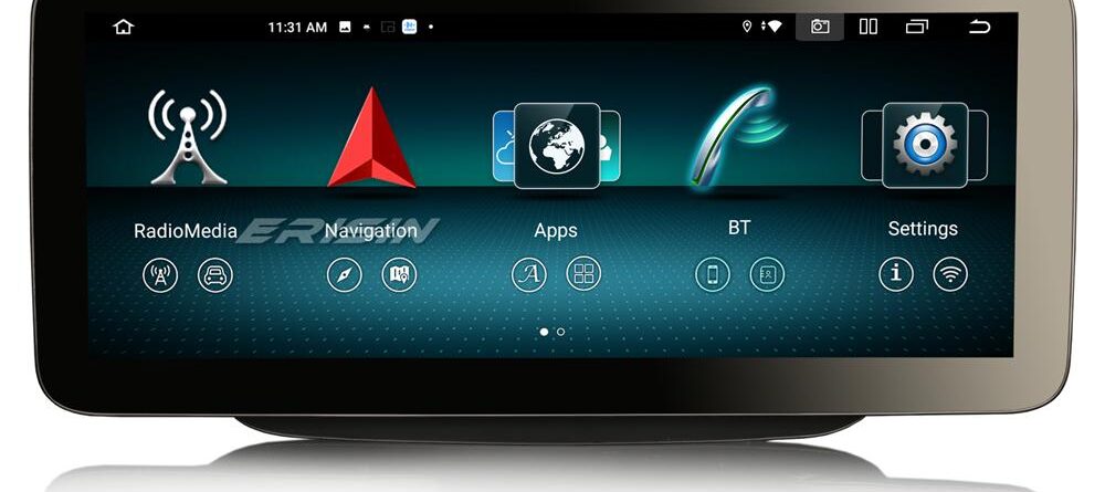 Erisin ES46B50L Android 14 Car GPS For Mercedes-Benz B-Class W246 COMAND APS Stereo 4G WiFi DSP IPS Screen Upgrade Multi