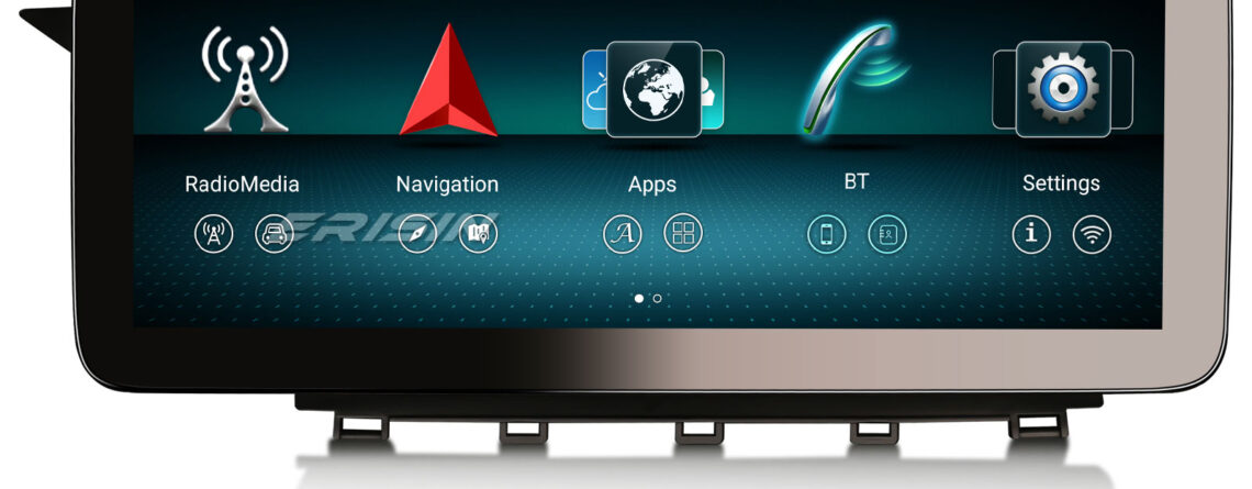Erisin ES46GK45L Android 14 Autoradio GPS Stereo For Mercedes Benz GLK X204 NTG 4.5 System APS CarPlay Android Auto DSP