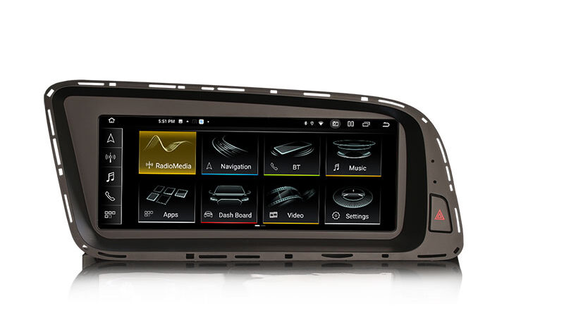 Erisin ES3805QL Android 14 CarPlay For Audi Q5 MMI 4G Car Multimedia GPS Navigation Auto Radio Screen DSP BT5.0 IPS
