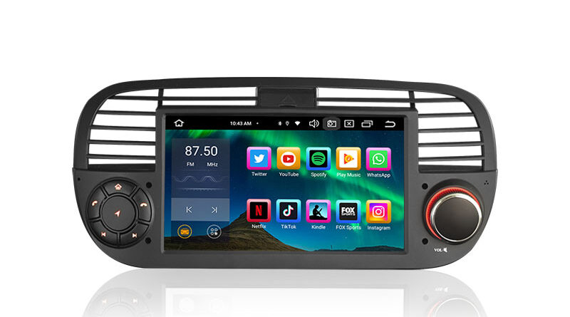 Erisin ES8550FB IPS Android 16.0 Car Multimedia Player For Fiat 500/500C/500S 500E GPS DSP 4G Wireless CarPlay Android A